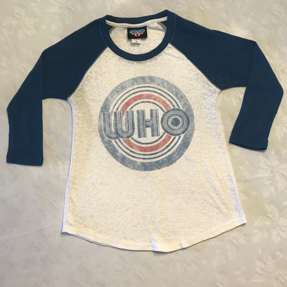 The Who long sleeve baseball band shirt